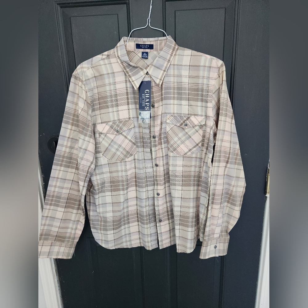 NWT chaps button down shirt